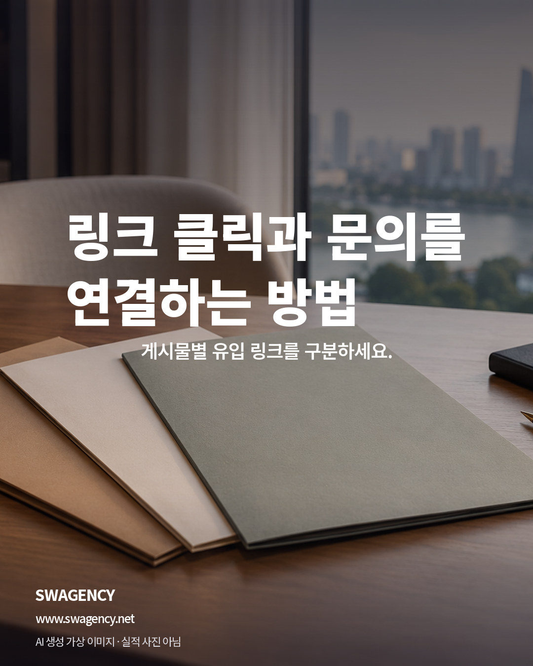 링크 클릭과 문의를 연결하는 방법